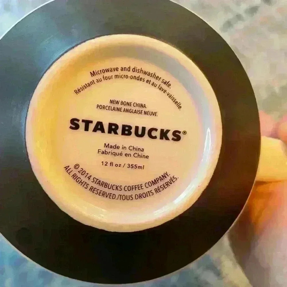 Starbucks Artisan Series 01/08 Ceramic Cup 12 Oz 2014